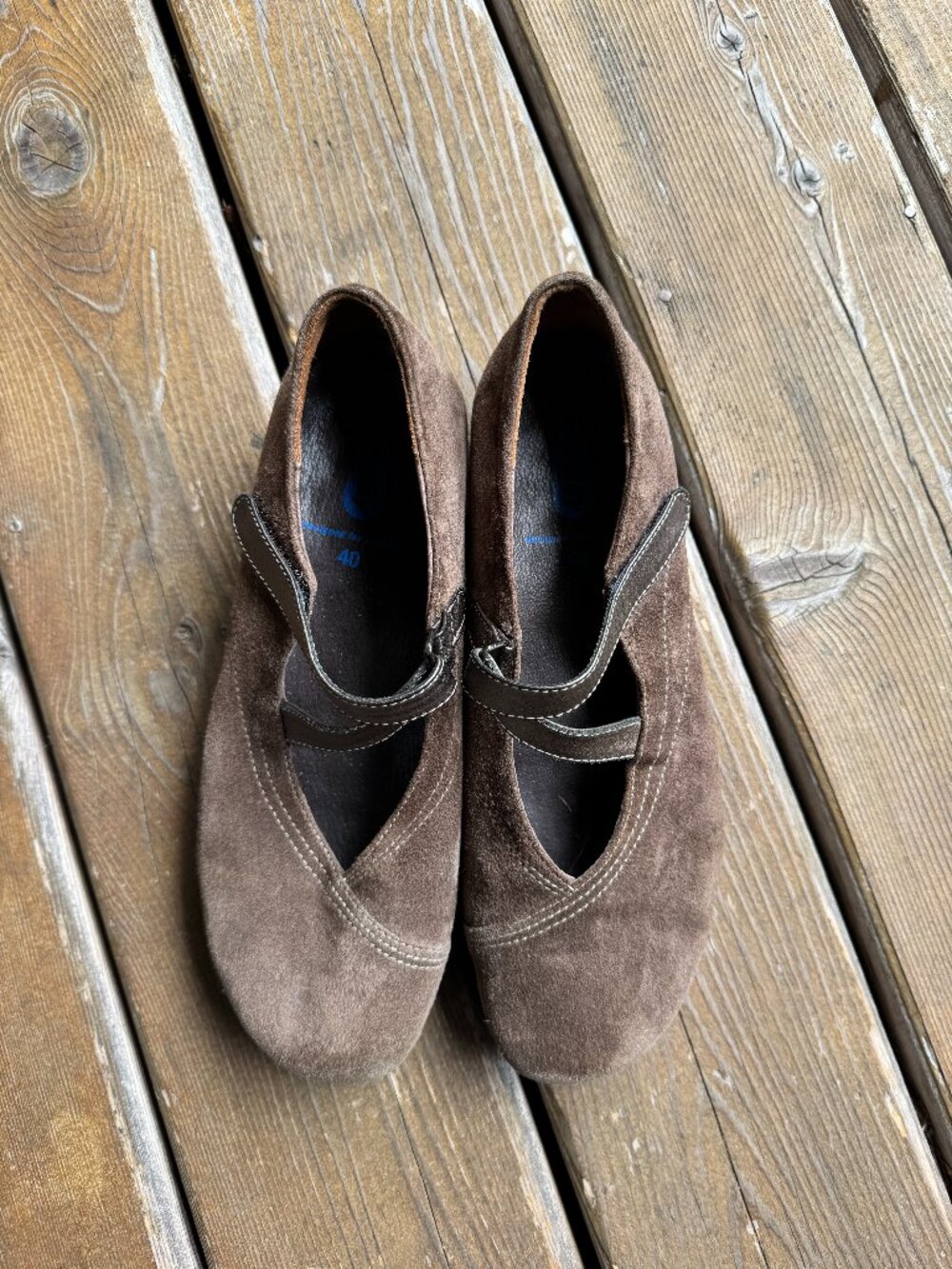 Wolky Cocoa Brown Suede Mary Jane Walking Shoe - Women's EUR 40 / US 9 MSRP $180